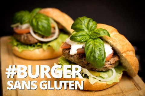 Burger faible en glucides et sans gluten