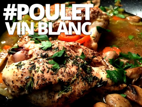 Poulet Mariné au vin blanc