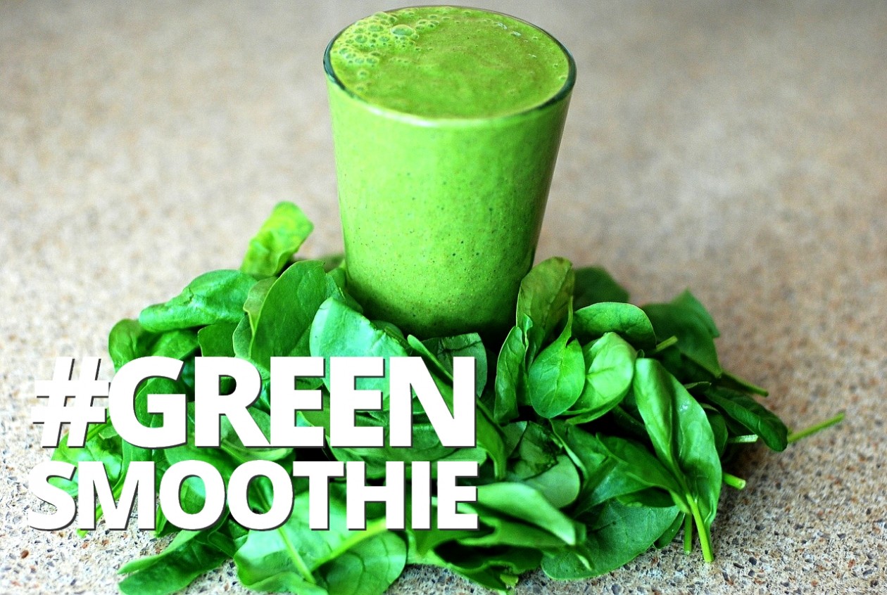 Smoothie vert protéiné