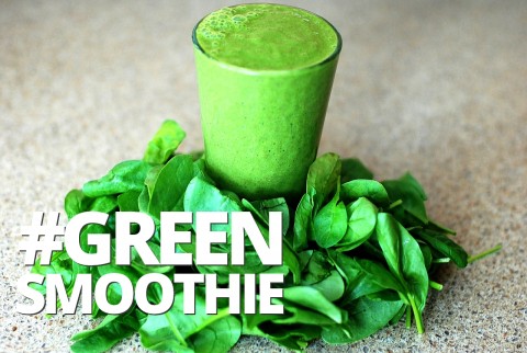 Smoothie vert protéiné