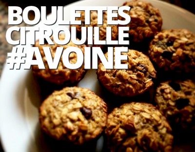 Boulettes avoine protéinée à la citrouille