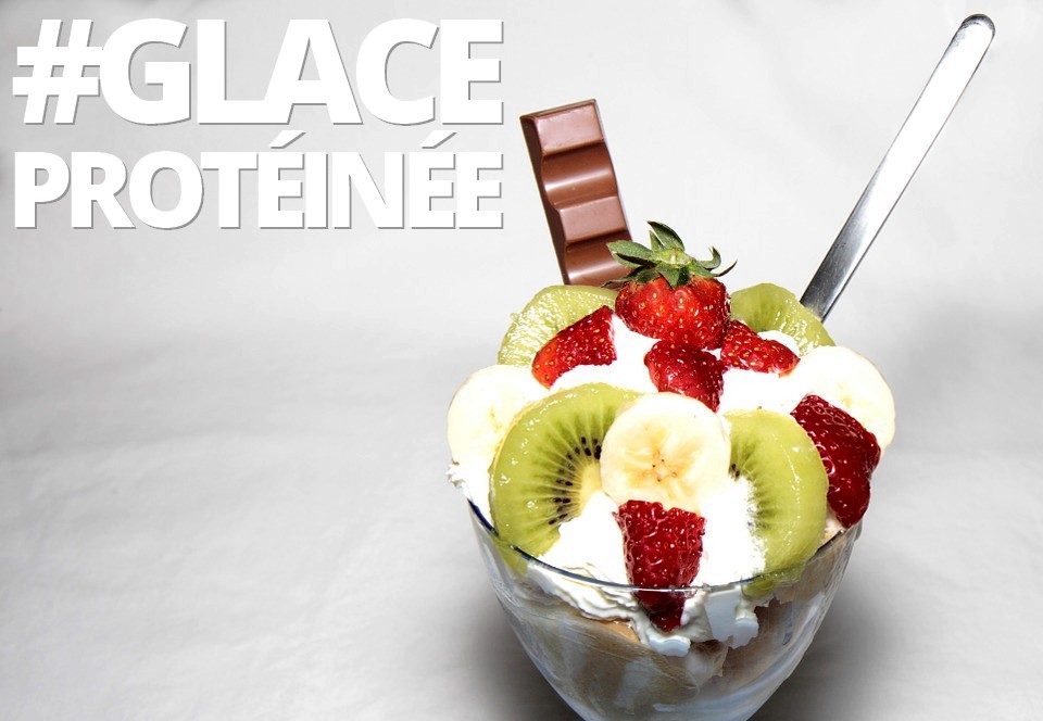 Crème glacée protéinée