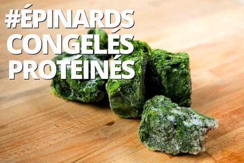 Epinards congelés protéinés
