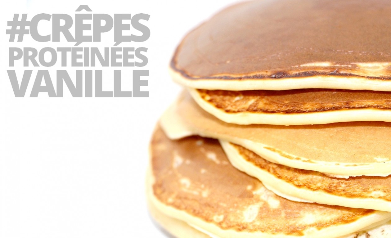 Crêpes protéinées à la vanille