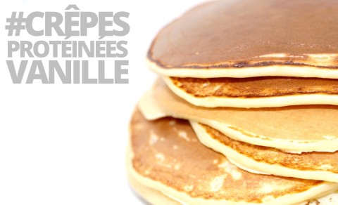 Crêpes protéinées à la vanille
